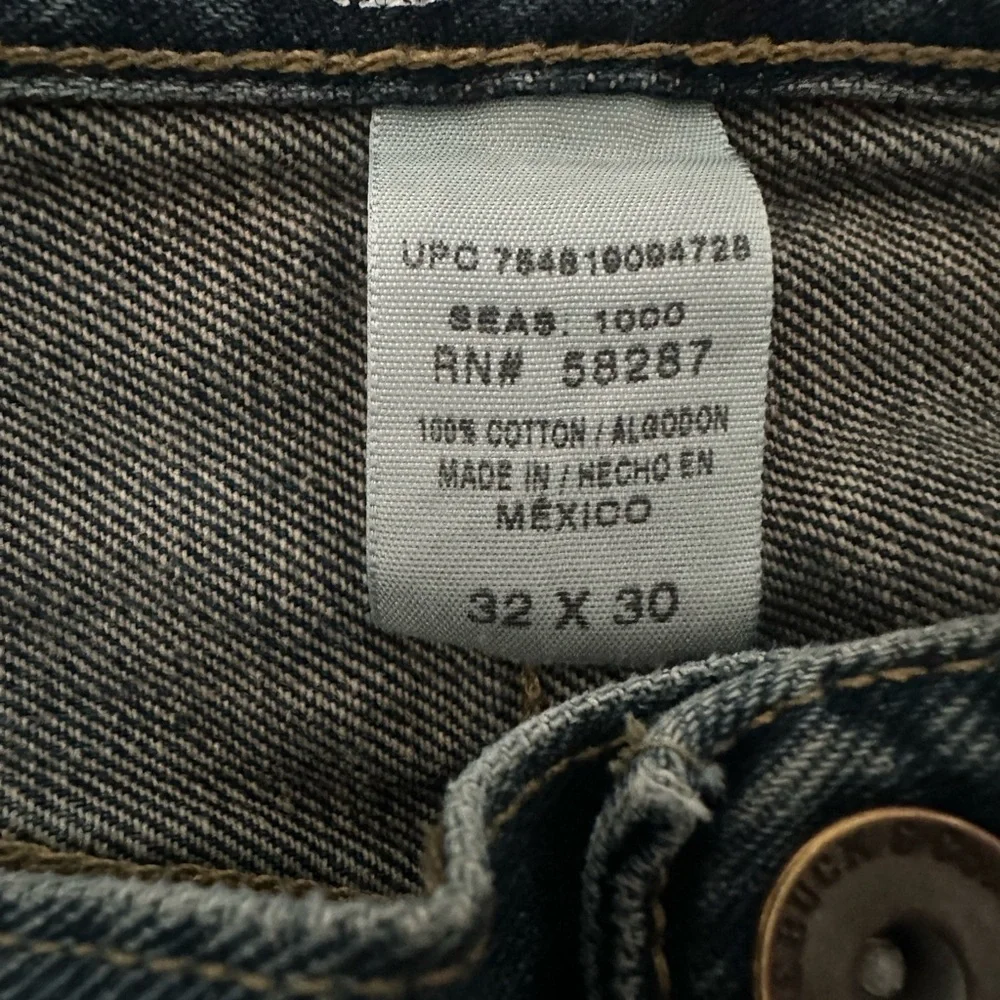 Roebuck & Co Straight Leg Jeans Men’s 32X30 Blue Dark Wash Pant